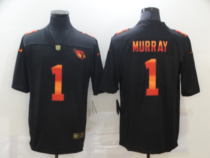 Men's Arizona Cardinals #1 Kyler Murray 2020 Black Fashion Limited Stitched NFL Jersey